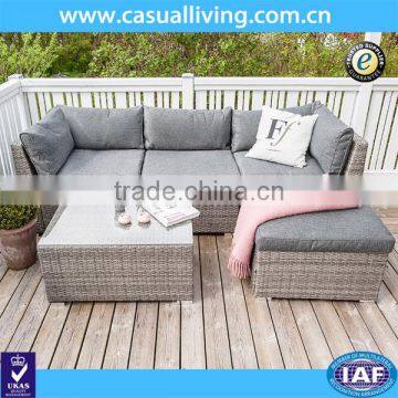 Newly Design Garden Patio Furniture Rattan Sofa Set