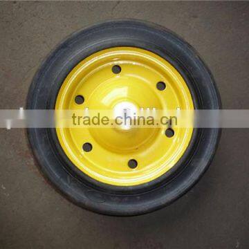 13x3 Powder Rubber Wheel Heavy Duty Solid Rubber Wheels photo-4