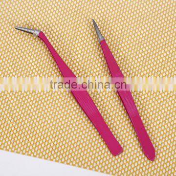 Factory Price High Quality Rubber Plastic 430 Eyebrow Tweezer in Beauty Salon photo-2