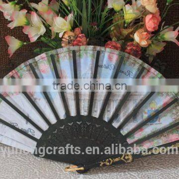 Spanish Lace Plastic Party Hand Fan photo-3