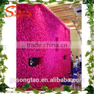 Hot Selling Artificial Flower Wall Wedding Backdrop for Wall Decoration photo-2