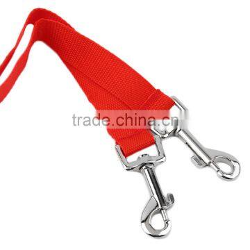 2.5*50 CM Double Head Multiple Dual Coupler 2 Way Nylon Dog Pig Pet Walking Leash Lead Collar Durable Nylon Dog Lead 2 Colors photo-4
