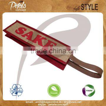 One Bottle Wine Bag With PU Handle photo-4