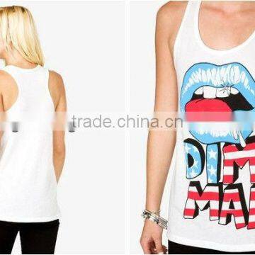 OEM fashion wholesale plain tank tops