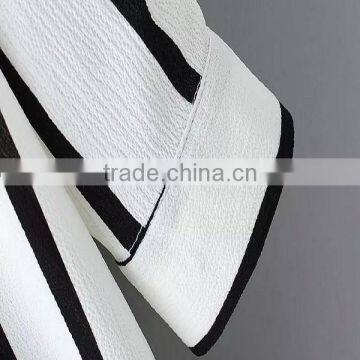 2015 Summer Vertical Stripe Chiffon Style Lady Blouse , Models Chiffon Blouse