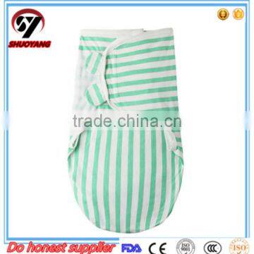 2016 Shuoyang Factory Wholesale New Born Baby Swaddle Coated Cotton Blanket Hold Was Sleeping Blankets