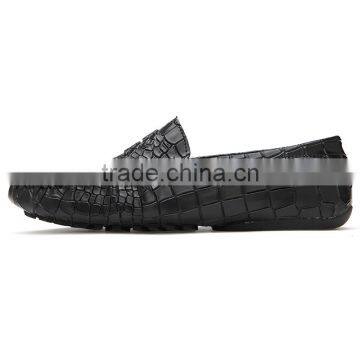 China Brand Crocodile Leather Casual Shoes Sample for Men, High Quality Male Peas Shoes Casual Fashion for Men photo-2