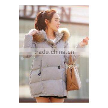GZY Wholesale Pink Coat Fur Hood at Low Price photo-2