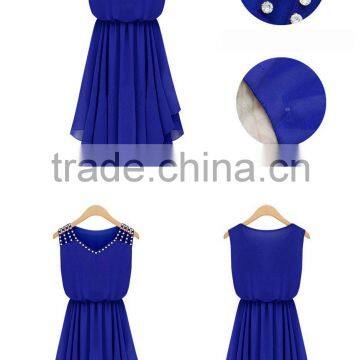 GZY 2015 Summer Comfortable Knee Length Long Dress for Evening Ladies photo-2