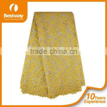 Factory Wholesale African Heavy Lace Fabric CP0035-1 African Guipure Lace Fabric For Party photo-6