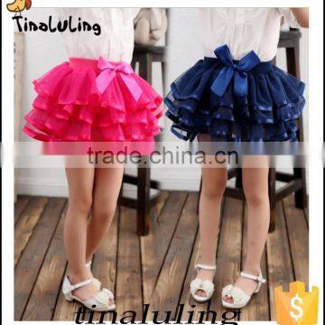 2015 summer kids tutu skirts girls dance skirts