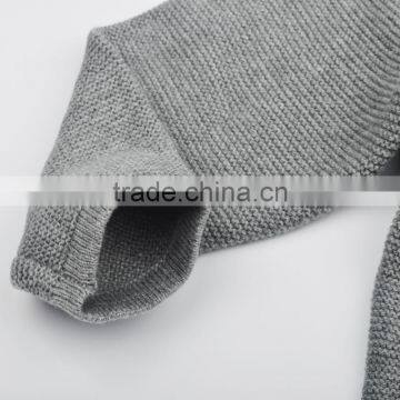 Gray Fashion Crochet Baby Cardigan photo-5