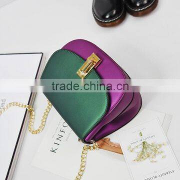 Zm50151b 2017 New Model Women Handbag Fashion Simple pu Leather Chain Bags photo-4