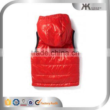Custom Kidswear Bright Colour Reversible Padded Puffer Gilet/Kids Waistcoat Wholesale