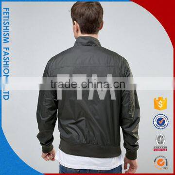 Men's Casual Black Jacket Collar Young Men Coat Slim Long Sleeved Men Sport Coat With Printing photo-4