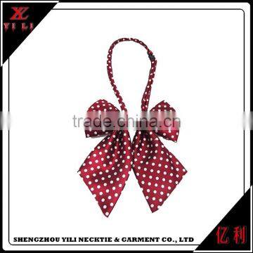 2016 factory custom match uniform butterfly bow tie for girs