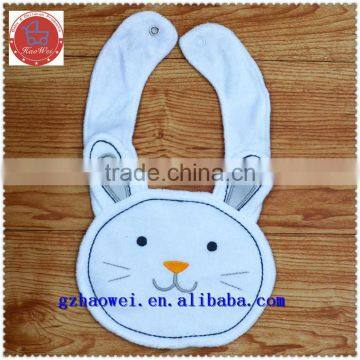 Cute Rabbit Face Baby Drool Bibs photo-2