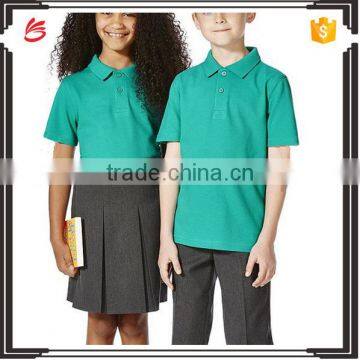 High quality summer cheap school uniform polo shirt style