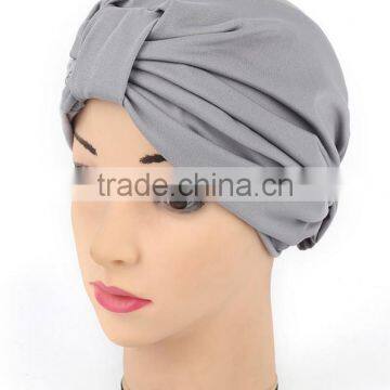 Women 's Muslims With Two Sets of Indian Cap Europe and the United States Fashion Head Towel Head Head Hat photo-3