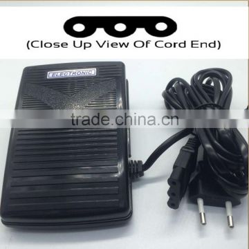 FOOT CONTROL PEDAL & CORD 033770217 JANOME 644D 734D VIKING HUSKYSTAR 00V-240V,0.5A,Connector LEAD CORD EURO PLUG H003825-220