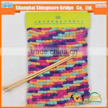 China Fancy Yarn Factory Hot Wholesale 2016 New Fashion Yarn Pompom Yarn for Knitting photo-5