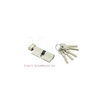 High Security And Quality Double Turn Pin Door Lock Cylinder with Knob