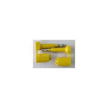 Yellow Padlock Container Security Seals For Trailer With 1500kgs Pull Load