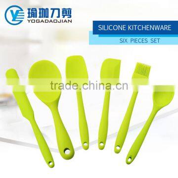 100% Food FDA,LFGB Grade Slicone Kitchenware Six Pcs Set