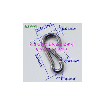 High Quality Custom Stainless Steel Carabiner Snap Hook With Eyes