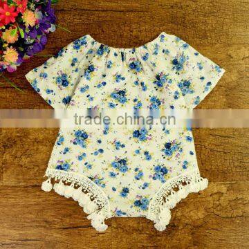 Newborn baby jumpsuit 2017 floral pattern M7041208