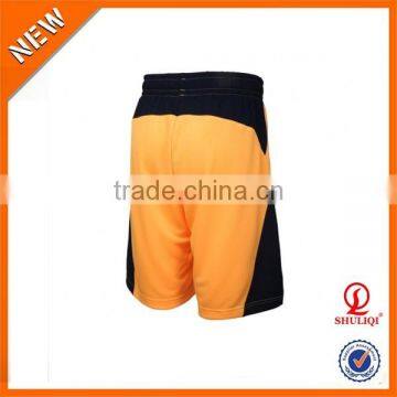 Red Black Matching Waterproof Basketball Shorts/70% Polyester 30% Cotton Men Crossfit Shorts With Wholesale Price photo-6
