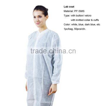 New Product Medical Supply Nonwoven Lab Coat Made In China