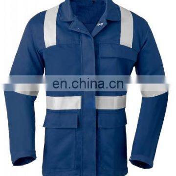 EN20471 Breathable Flame Retardant Anti-Static Jacket with reflective stripes