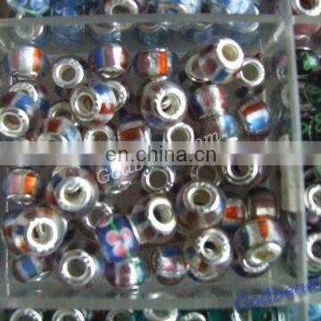 443 loely glass bead wholesale handmade murano lampwork glass european beads fit for charm bracelets