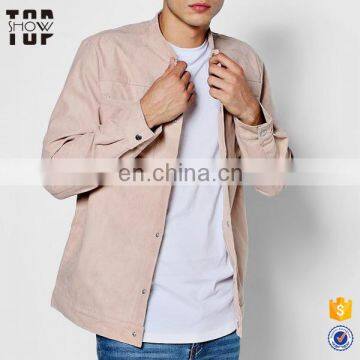 Oem luxurious faux suede biker jacket in guangzhou trucker jacket suede bomber jacket mens