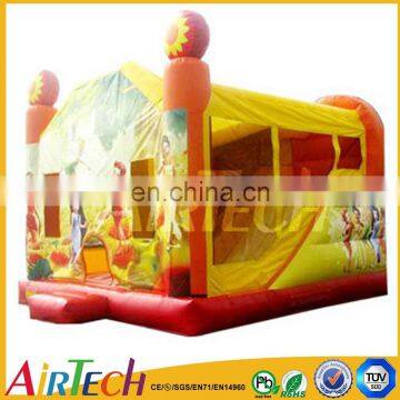 Giant inflatable jumping slide for theme park