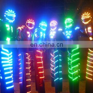 dancing robot costume LED robot costume for Nightclub