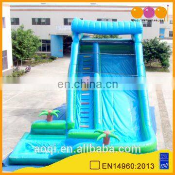 AOQI with free EN14960 certificate giant inflatable water slide for adult