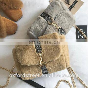 New fur cute shoulder bag leisure fashion crossbody bag for women