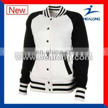 Trendy Black White Sports Jacket For Women