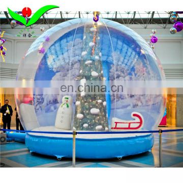 2017 new arrival giant inflatable human size snow globe sale