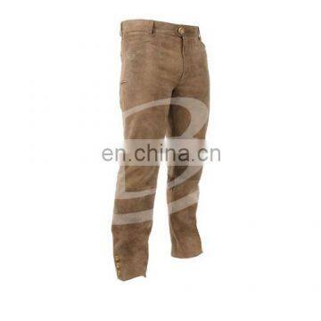 Genuine Suede german traditional full length leather Pant (Traditional Pant)