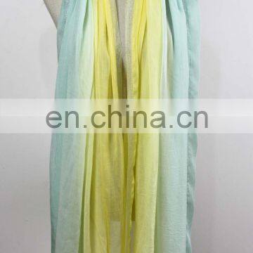 Factory directly, fashion modal scarf fabric 93%modal &7%filmentary silver thread scarf SDV-007