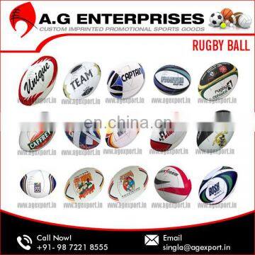 Custom Machine Stitched Standard Match Plain Rugby Ball