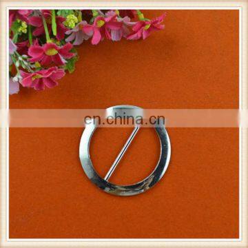 High quality silver metal belt buckle with bar custom for grarment