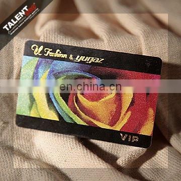 custom color printing plastic company business card