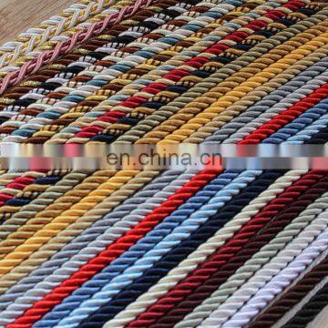 wholesale color nylon braided rope with factory price