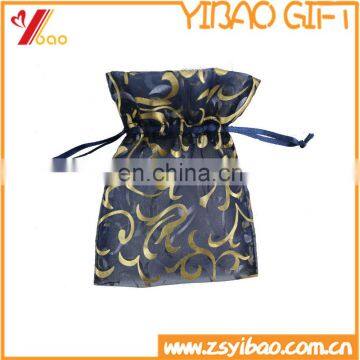 Promotion Customized Logo Organza Bag For Gift Use