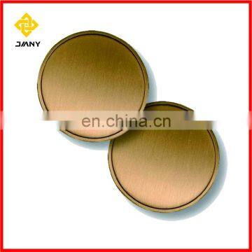 Engravable Brass Blank Challenge Coin