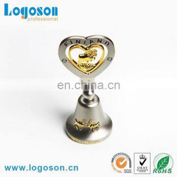 Top Spining Custom Small Metal Souvenirs Dinner Bell Brass Bell photo-3